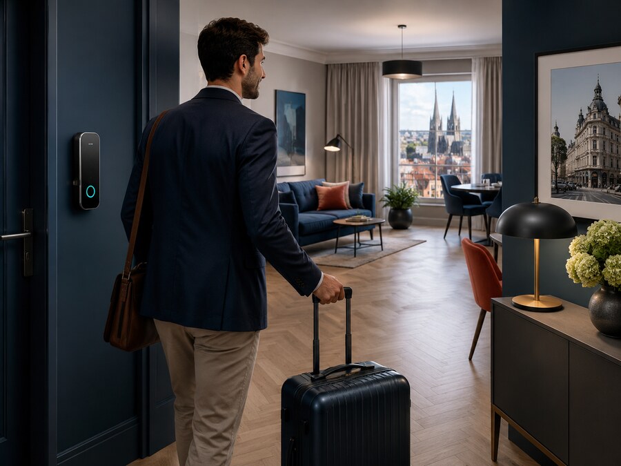 Dolazak gosta u uređen apartman